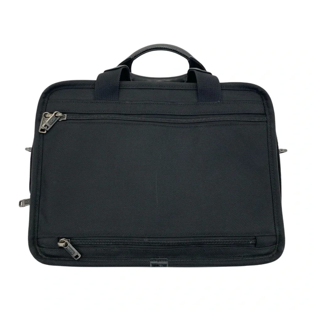 Tumi Nylon Portfolio Organizer Bag OS Black